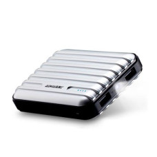 Внешний аккумулятор [Momax] Power Bank 11200 mAh iPower GO+, silver