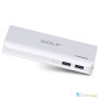 Внешний аккумулятор [GOLF] Power Bank GF-205 13000 mAh, white+grey