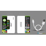 Внешний аккумулятор [GOLF] Power Bank GF-205 13000 mAh, white+grey