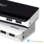 Внешний аккумулятор [GOLF] Power Bank GF-209 13000 mAh, black+white