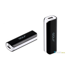 Внешний аккумулятор [GOLF] Power Bank GF-801 2600 mAh, black+white