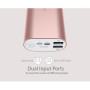 Внешний аккумулятор [Romoss] 10000 mAh Ace Dual USB, pink