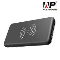 Внешний аккумулятор [Allpowers] Power Bank 8000 mAh Qi Wireless 