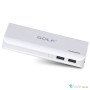 Внешний аккумулятор [GOLF] Power Bank GF-205 13000 mAh, white+grey