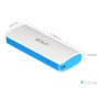 Внешний аккумулятор [GOLF] Power Bank GF-027 10000 mAh, white+blue