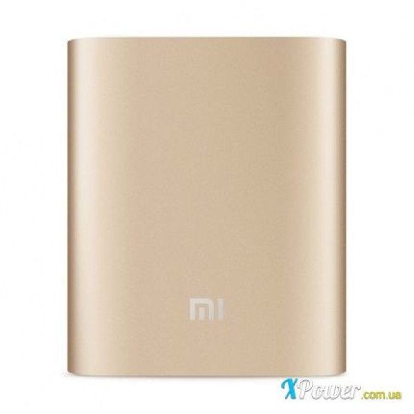 Внешний аккумулятор [Xiaomi] Power Bank 10400 mAh, gold, ORIGINAL