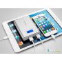 Внешний аккумулятор [Pineng] Power Bank 10000 mAh PN-988, silver