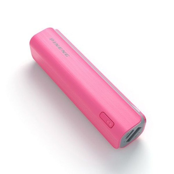 Внешний аккумулятор [Pineng] Power Bank 2500 mAh PN-921, pink