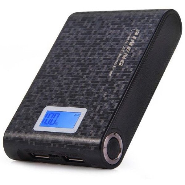 Внешний аккумулятор [Pineng] Power Bank 10000 mAh PN-913, black