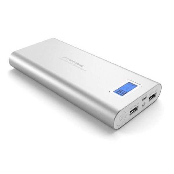 Внешний аккумулятор [Pineng] Power Bank 20000 mAh PN-989, silver