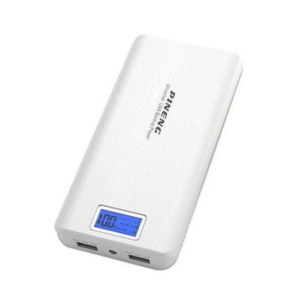 Внешний аккумулятор [Pineng] Power Bank 20000 mAh PN-999, white