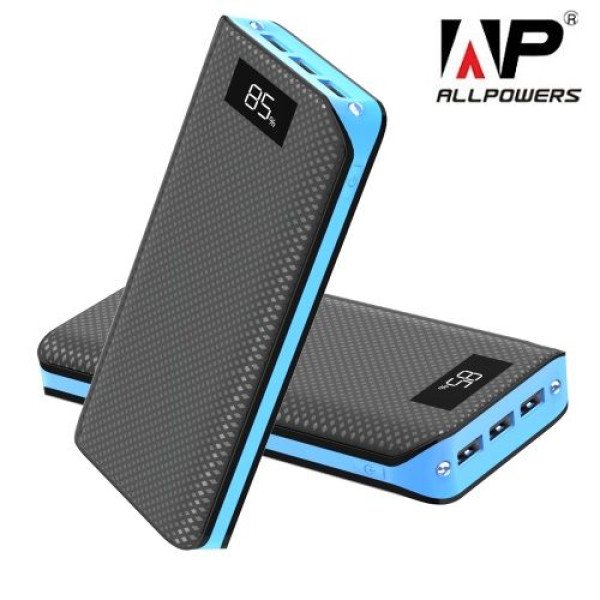 Внешний аккумулятор [Allpowers] Power Bank 20000 mAh, blue
