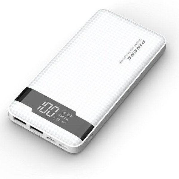 Внешний аккумулятор [Pineng] Power Bank 10000 mAh PN-961, white